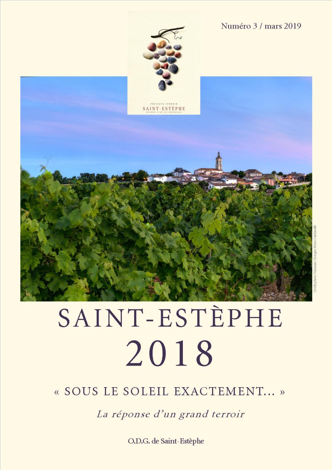 Carnet vendanges 2018 Saint-Estèphe